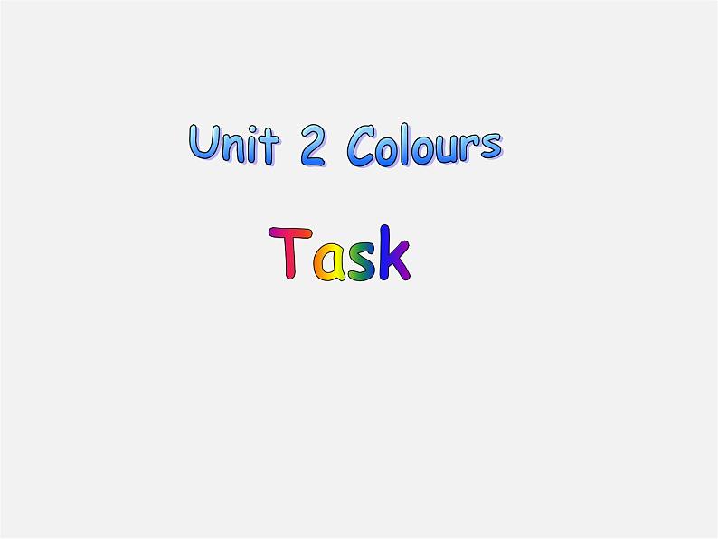 江苏省永丰县初级中学九年级英语上册 Unit 2 Colour Task课件第1页
