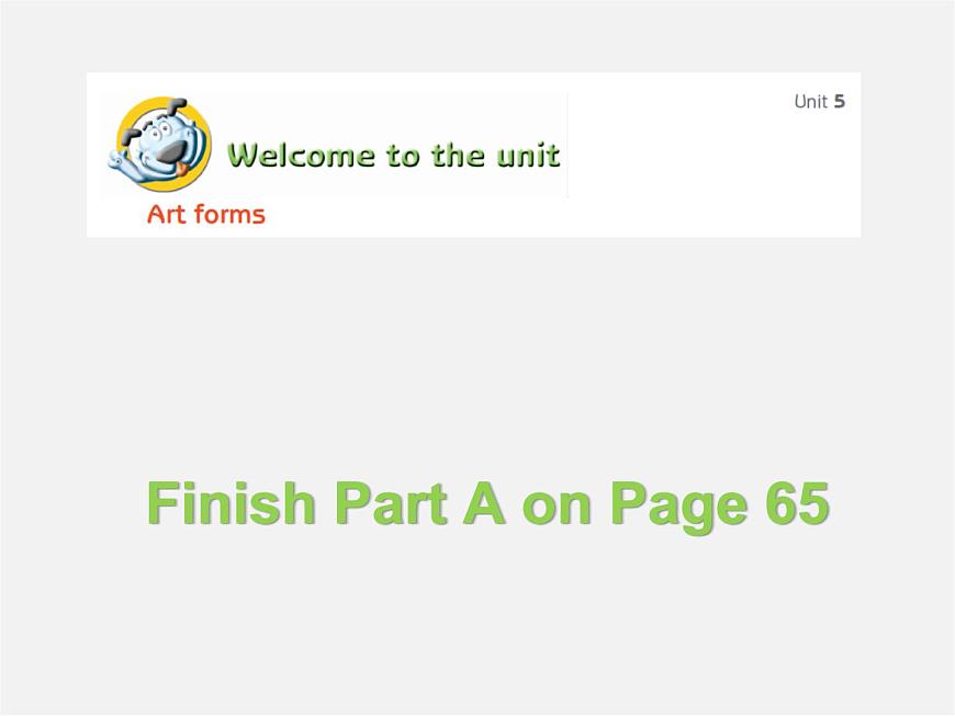 九年級(jí)英語(yǔ)上冊(cè) Unit 5 Art world Welcome to the unit課件1第7頁(yè)