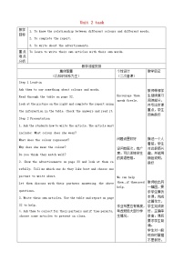 初中英语牛津译林版九年级上册Task教学设计