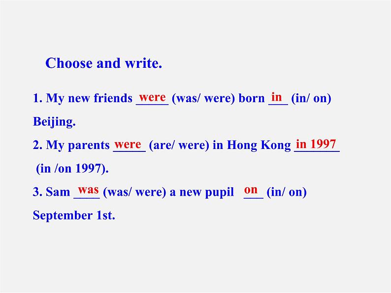 【世纪金榜】七年级英语下册 Module 7 My past life Unit 3 Language in use课件第3页