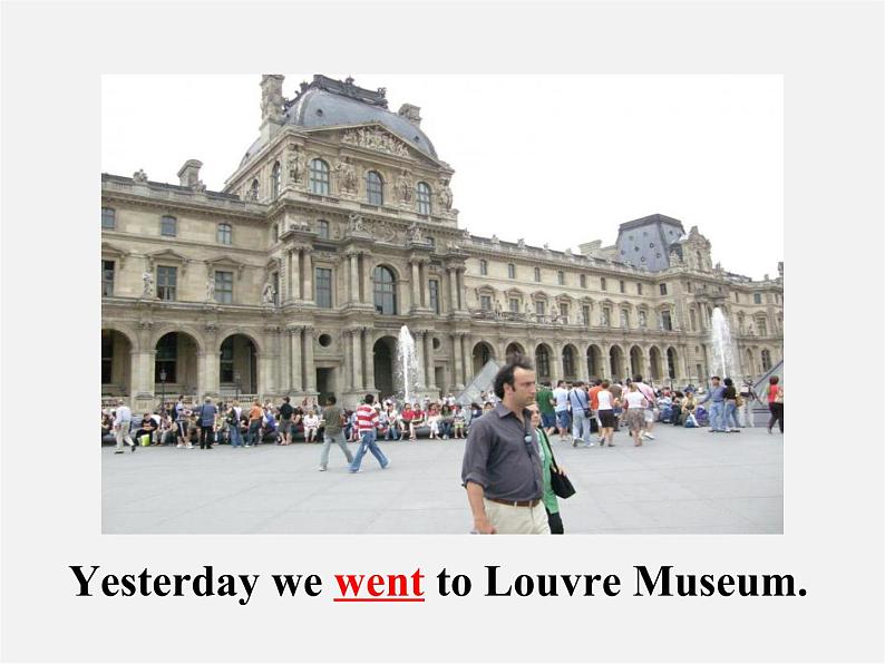 七年级英语下册 Module 10 A holiday journey Unit 2 This morning we took a walk.课件第6页