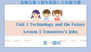 英语Lesson 3 Tomorrow's Jobs一等奖教学课件ppt