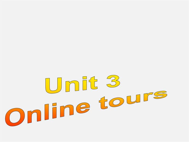 江苏省盐城市永丰初级中学八年级英语下册 Unit 3 Online tours Grammar课件01