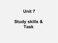 江苏省东海县横沟中学八年级英语下册 Unit 7 International Charities Study skills & task课件