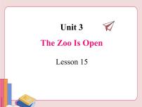 初中英语冀教版八年级下册Unit 3 Animals Are Our FriendsLesson 15 The Zoo Is Open图片课件ppt