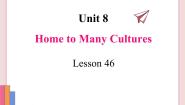 初中英语冀教版九年级下册Unit 8 Culture Shapes UsLesson 46 Home to Many Cultures备课课件ppt