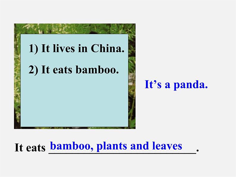 广东省佛山市第十四中学七年级英语上册 Module 6 A trip to the zoo Unit 1 Does it eat meat课件 (新版)外研版第5页