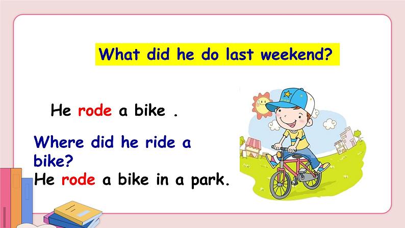 人教版英语七年级下册 Unit 12 What did you do last weekend Section A Grammar Focus-3c【课件+音频】06