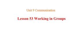 冀教版英语九年级下Unit 9 Get Ready for the Future Lesson 53 Best Wishes课件+嵌入音频（37张PPT ）