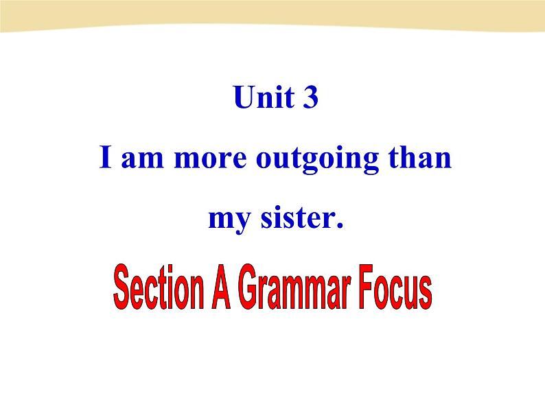 unit 3 Section A 3a-3c课件PPT第1页