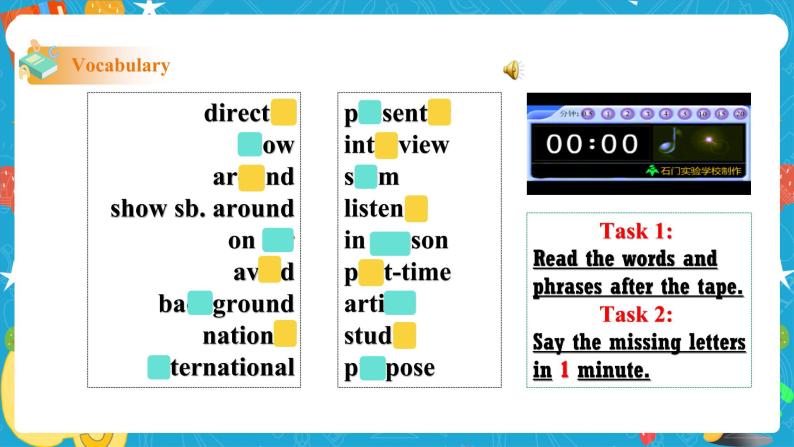 Module 10 On the radio Unit 3 Language in use课件(共24张PPT)+教案+音视频素材01