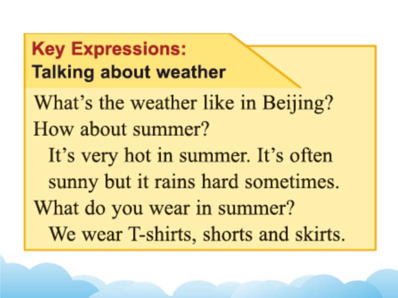 北师大版英语七下Unit 4《Lesson 10 Weather in Beijing》第1课时课件02