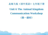 北师大版英语七下Unit 6《Communication Workshop》第1课时课件