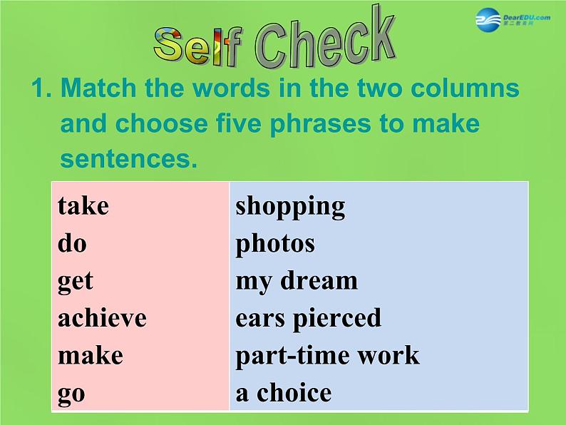 湖北省松滋市涴市镇初级中学九年级英语全册 Unit 7 Teenagers should be allowed to choose their own clothes Section B self-check课件第6页