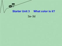 英语人教新目标 (Go for it) 版Unit 3 What color is it ?教案配套ppt课件