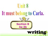 人教新目标 (Go for it) 版九年级全册Unit 8 It must belong to Carla.Section B图文ppt课件