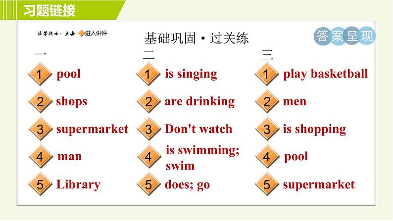 人教版七年级下册英语 Unit6 Period 4 Section B (1a-1e) 习题课件02