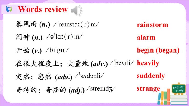 Unit5 What were you doing when the rainstorm came. SectionA(1a-2d)课件+教案+练习03