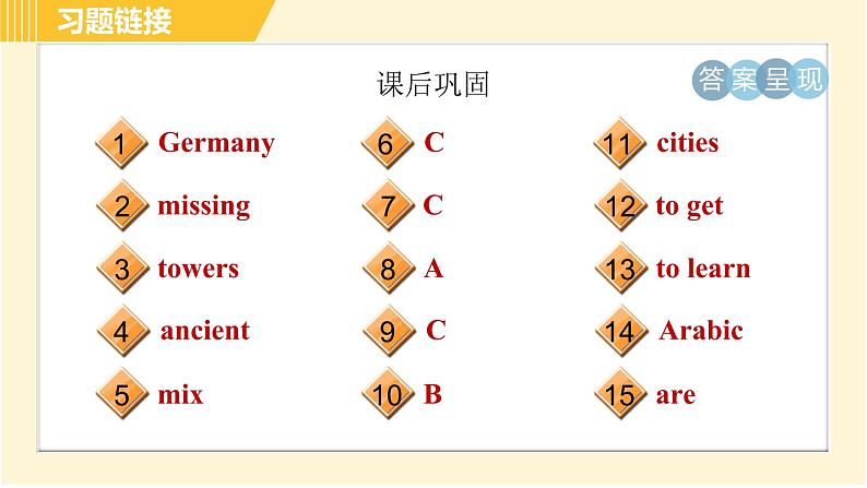 外研版八年级下册英语 Module2 习题课件04