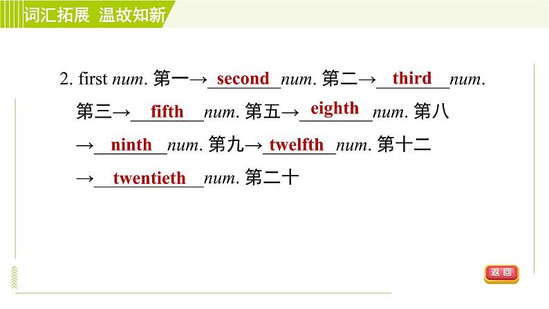 鲁教版六年级下册英语 Unit 1 Period 4 Section B(3a-Self Check) 习题课件第5页