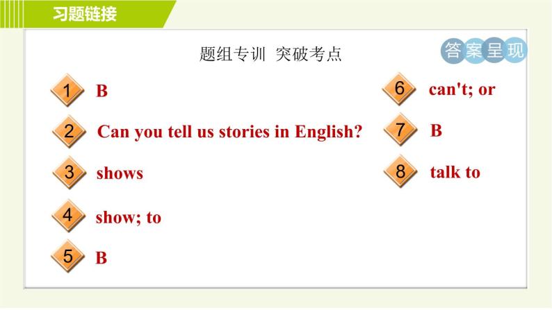 鲁教版六年级下册英语 Unit 3 Period 2 Section A (Grammar Focus－3c) 习题课件03