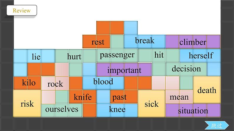 人教新目标八年级英语下册--Unit 1 What 's the matter_ Section B (3a-SelfCheck)课件PPT第6页