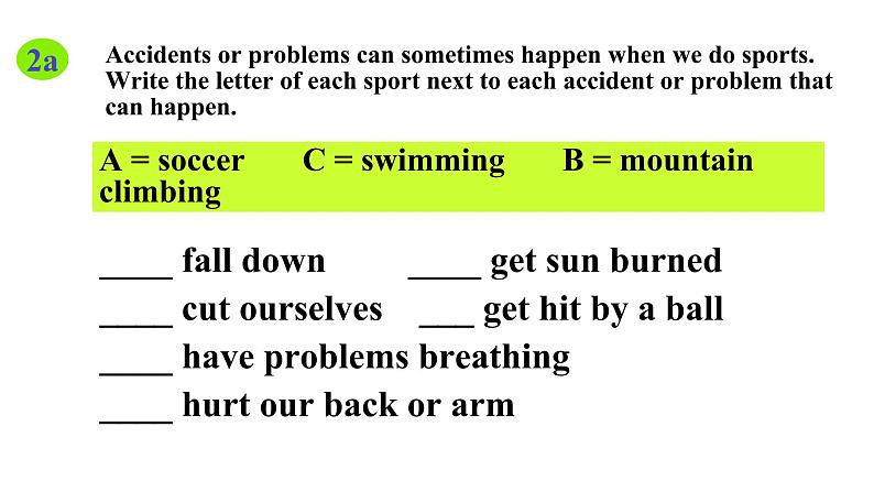 Unit6 what 's the matter sectionB(2a-2e)课件(32张)第8页