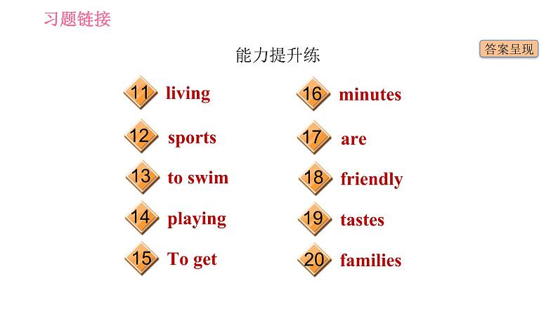 人教版七年级下册英语 Unit8 课时5 Section B (3a-Self Check) 习题课件第3页