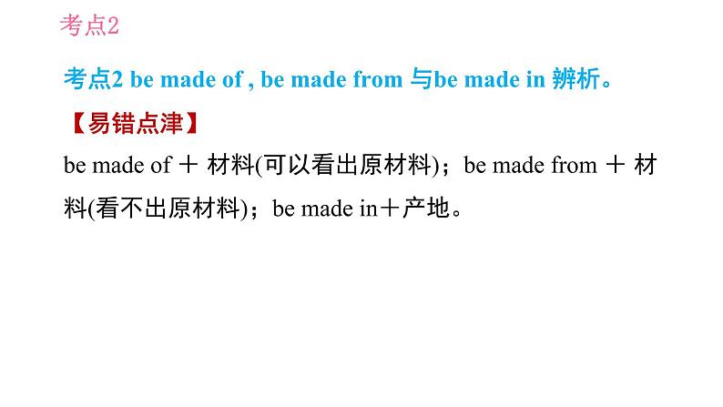 沪教牛津版七年级上册英语 Unit4 易错考点专练 习题课件第8页