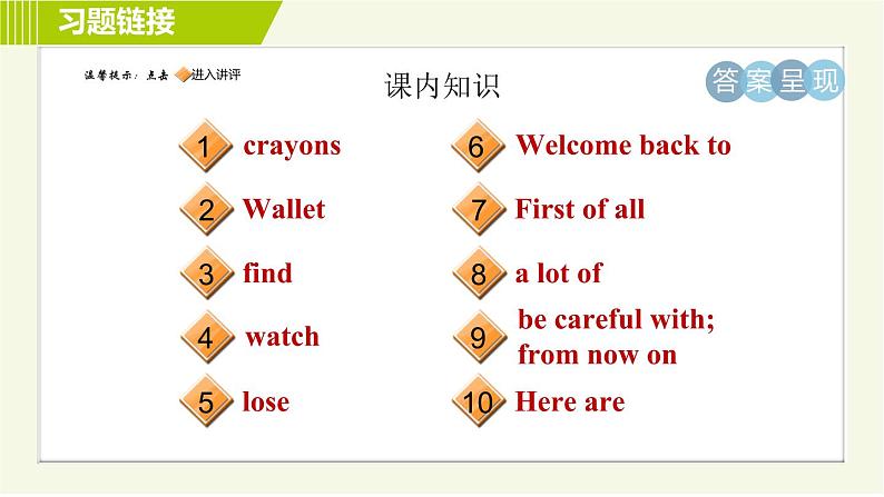 外研版七年级下册英语 Module 1 Unit 1 Whose bag is this 习题课件02