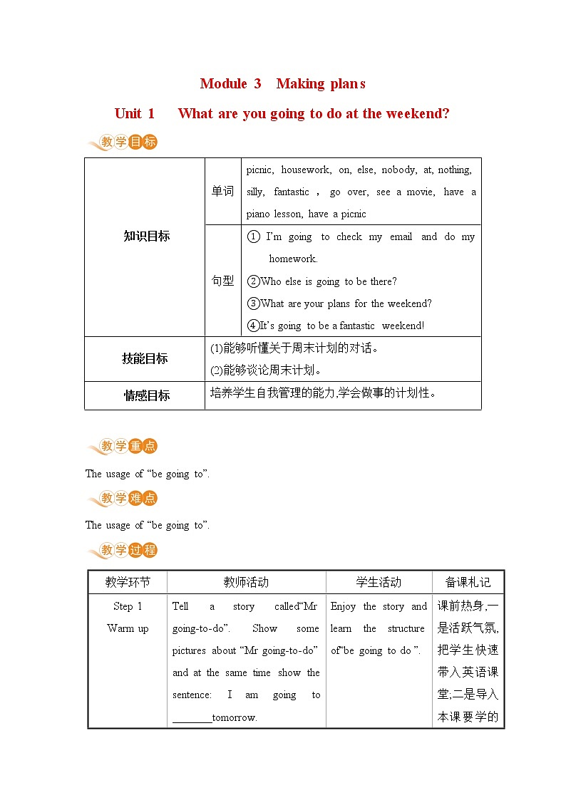 Module 3 Unit 1第1页