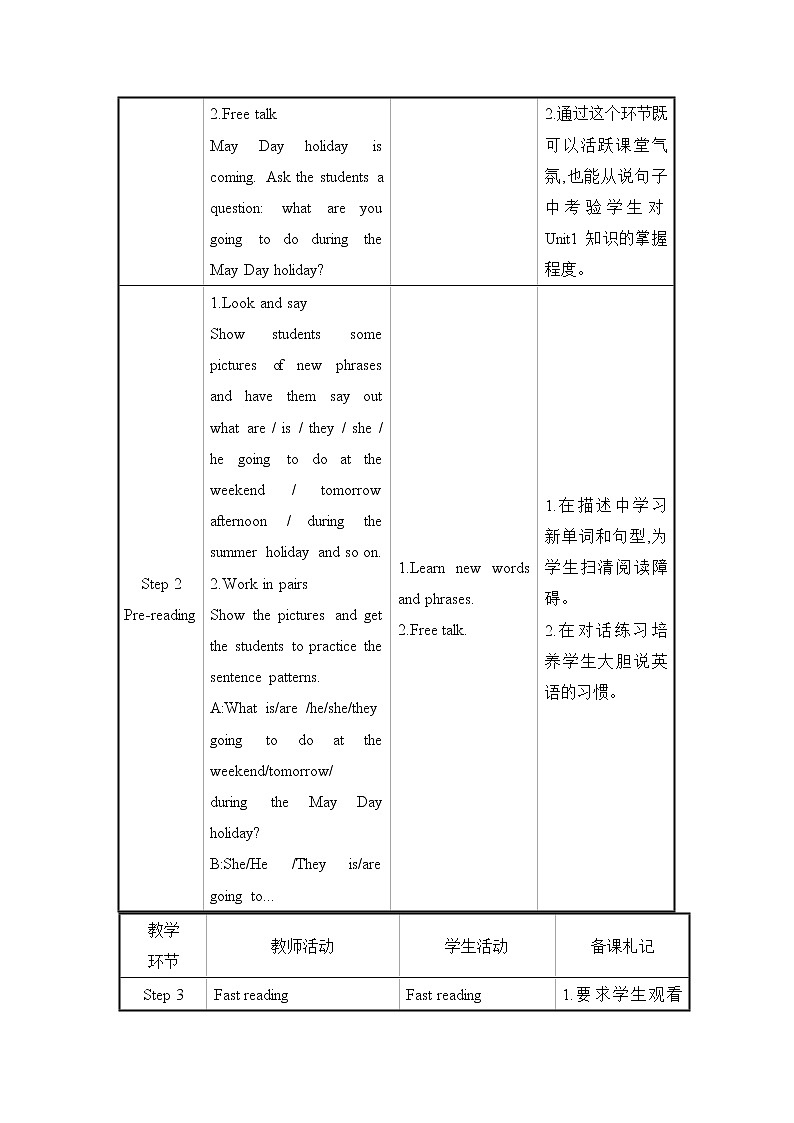 外研版英语七年级下册——Module 3 Unit 2【课件+教案】02