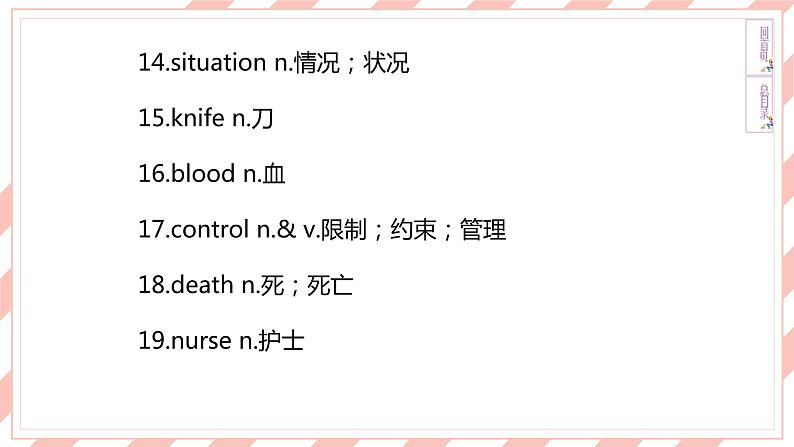 人教版新目标英语中考复习教材梳理 8B Units1—2课件第6页