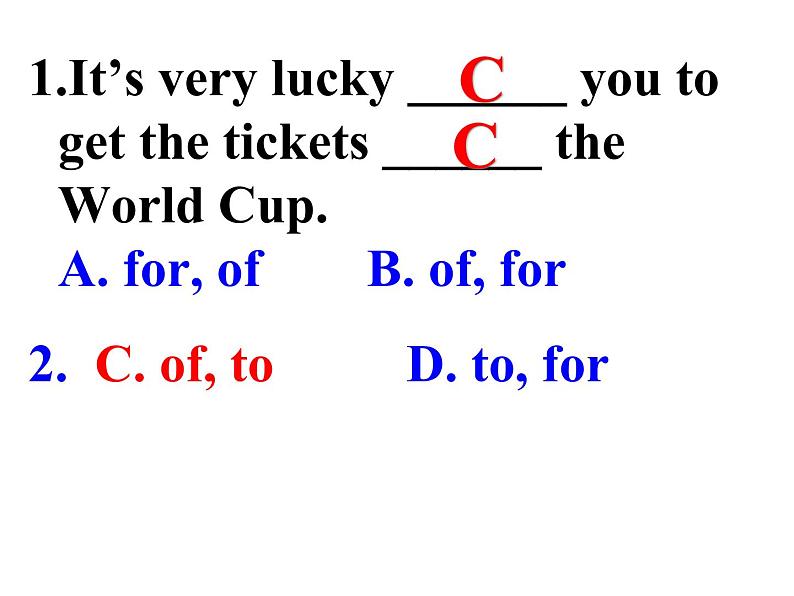 中考英语专项练习题: 单项选择题三 讲解课件第2页