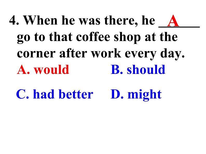 中考英语专项练习题: 单项选择题三 讲解课件第5页