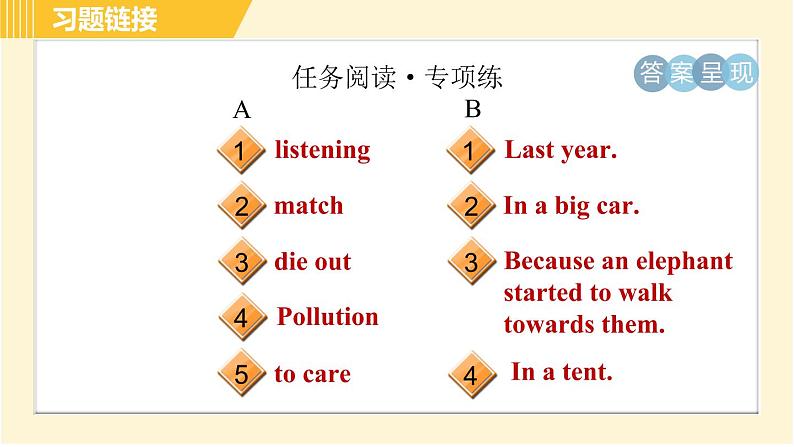 人教版八年级下册英语 Unit7 Period 6 Section B (3a-Self Check) 习题课件04