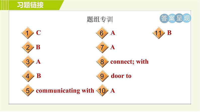 冀教版七年级下册英语 Unit5 Lesson 29 习题课件第3页