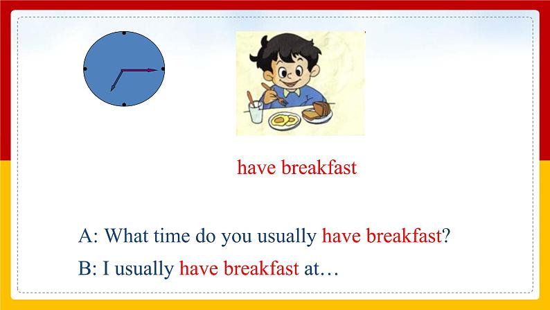 Unit 2 What time do you go to school Section A (1a—1c)第7页