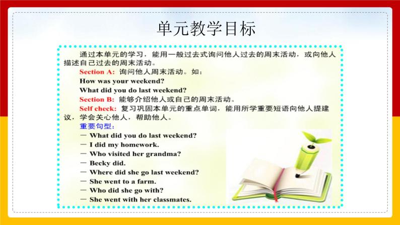 Unit 12 What did you do last weekend Section A (1a-2c)（课件+教案+练习+学案）02
