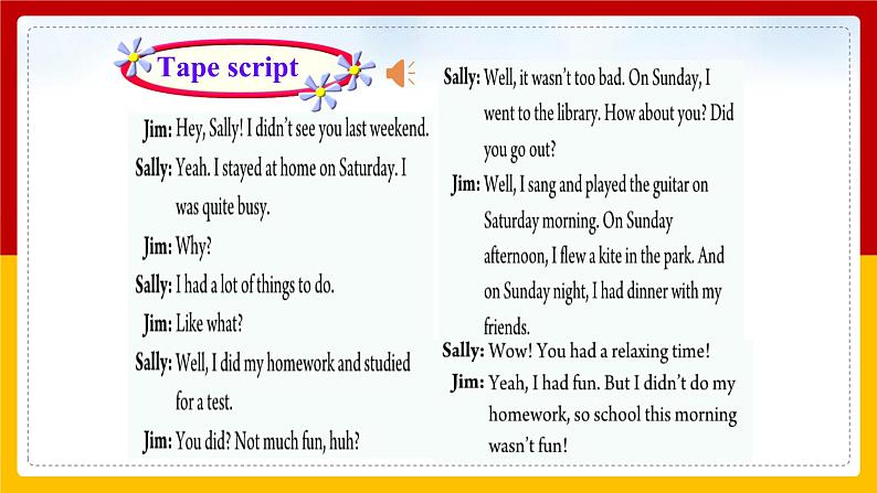 Unit 12 What did you do last weekend Section B (1a-1e)精品课件第7页