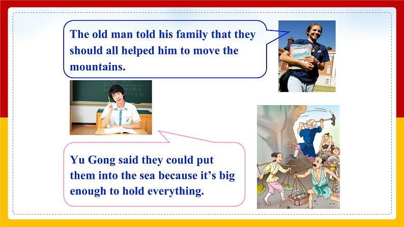 Unit 6 An old man tried to move the mountains. Period 2(Section A 3a-3c)(课件+教案+练习+学案)03