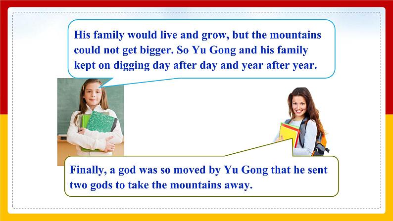Unit 6 An old man tried to move the mountains. Period 2(Section A 3a-3c)(课件+教案+练习+学案)06