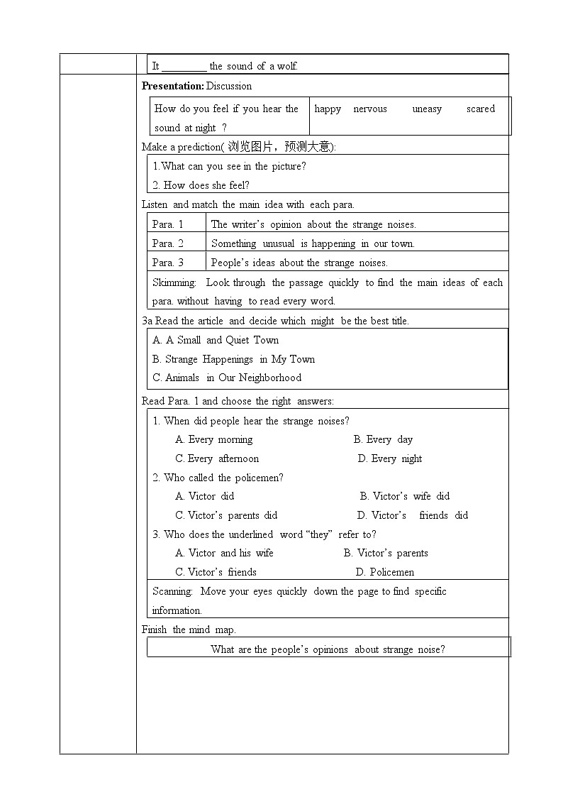 Section A 3a -3c教学设计第2页