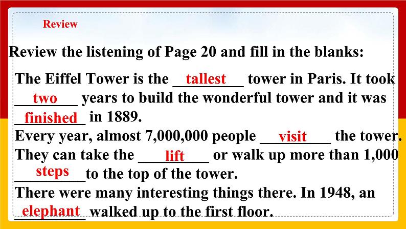 Unit 2 Travelling around the world Period 3 Grammar课件PPT+教案+学案+练习02