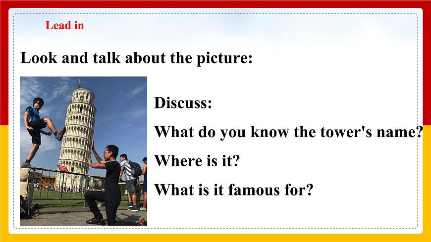 Unit 2 Travelling around the world Period 5 more practice & culture corner課件第3頁(yè)