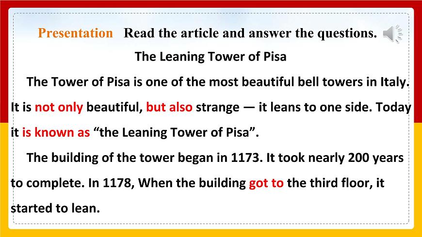 Unit 2 Travelling around the world Period 5 more practice & culture corner課件第4頁(yè)