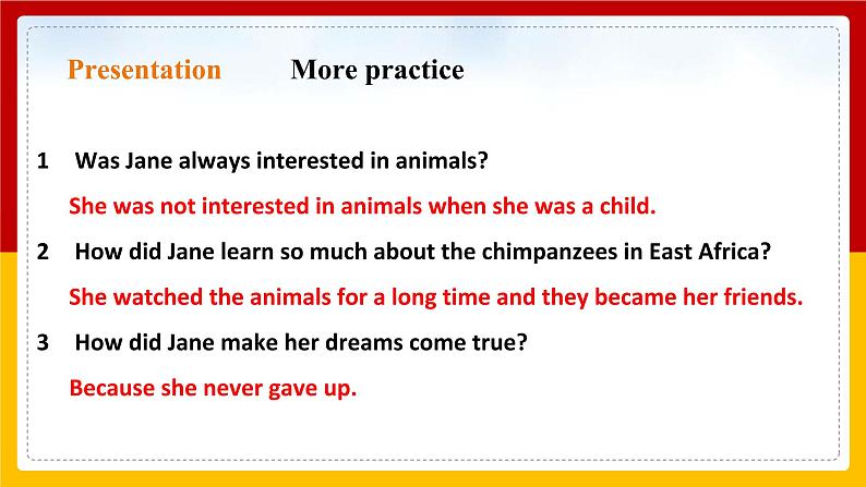 Unit 8 From hobby to career Period 5 more practice & culture corner课件PPT+教案+学案+练习06