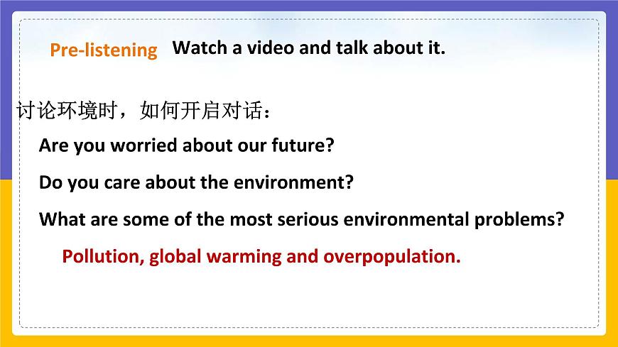 Unit 3 The environment Period 2 Reading II & Listening 課件第6頁(yè)