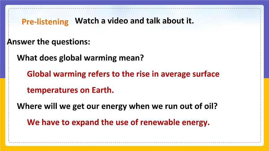 Unit 3 The environment Period 2 Reading II & Listening 課件第8頁(yè)