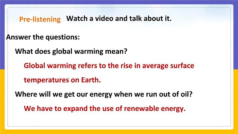 Unit 3 The environment Period 2 Reading II & Listening 课件第8页